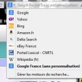 Toolbar pour une recherche Google France non personnalisée