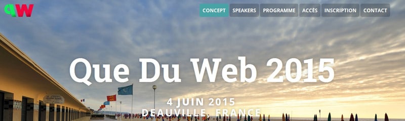 Que du web 2015 à Deauville : SEO webmarketing etc