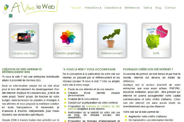 Avousleweb référencement et création de sites Internet