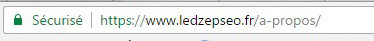 https sur le site ledzepseo d'un consultant rennais